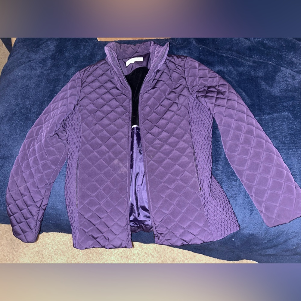 Women’s Calvin Klein Deep Purple Quilted Jacket